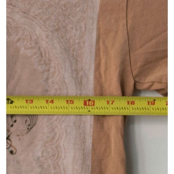 Preview Models Piano Garden Graphic T-Shirt Tan NWOT Size M - Picture 2 of 6